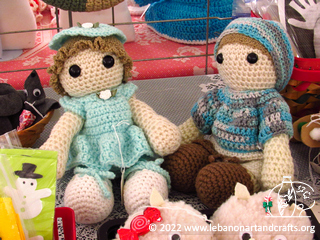 Crocheted dolls