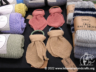 Knit teethers